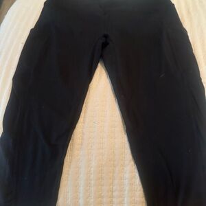 Baleaf Black Leggings Smooth 3/4 Length
